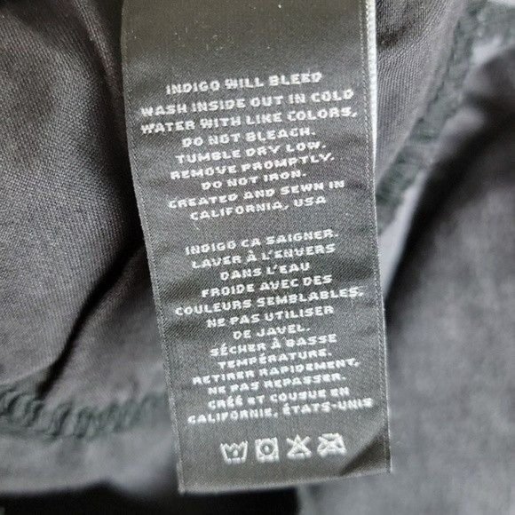 J Brand Women's Vanity Mid Rise Straight Leg Jeans Black size 28 - Picture 10 of 12